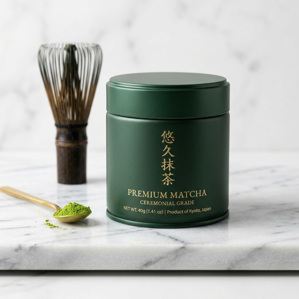 MIDORI Signature — Asatsuyu ceremonial matcha tin